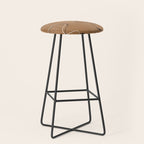 Abstract Face One Line Stool Gallery Image 1