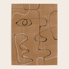 Abstract Face One Line Poster Gallery Image 4