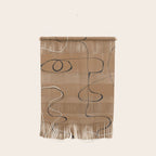 Abstract Face One Line Wall Hanging Gallery Image 1