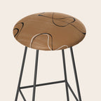 Abstract Face One Line Stool Gallery Image 2