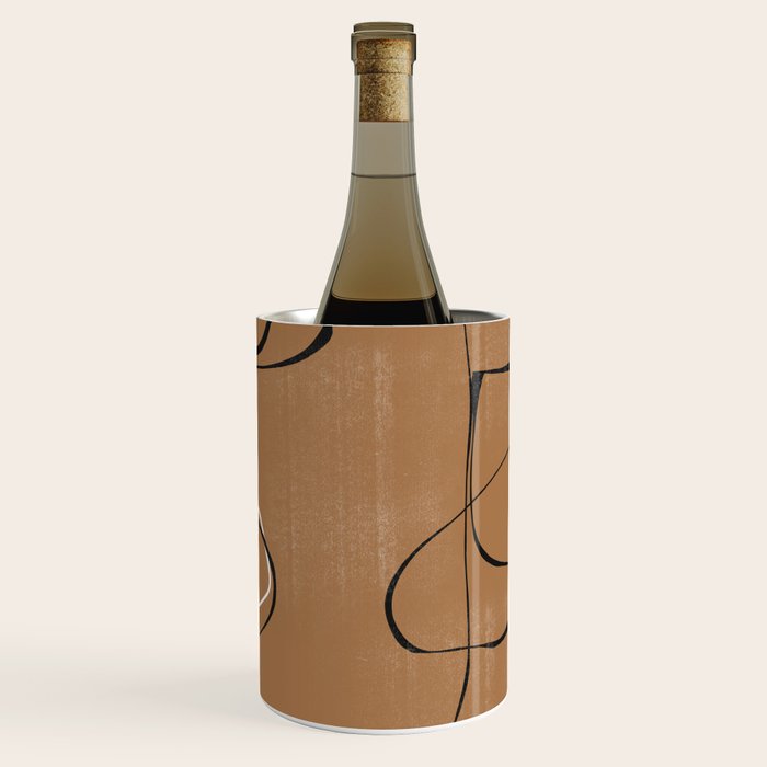 Abstract Face One Line Wine Chiller Gallery Image 1