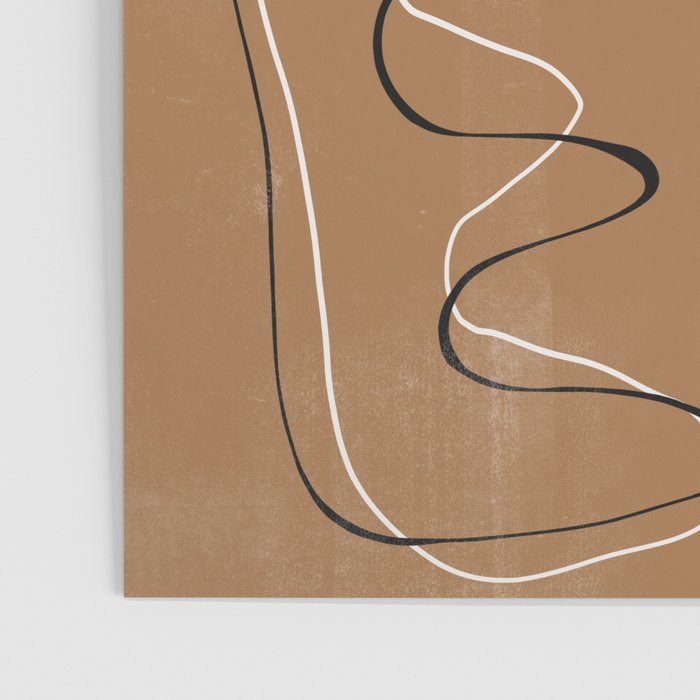 Abstract Face One Line Poster Gallery Image 3