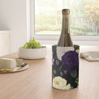 Vintage Midnight Purple Botanical Roses Flower Garden Wine Chiller Gallery Image 4