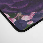 Vintage Midnight Purple Botanical Roses Flower Garden Desk Mat Gallery Image 4