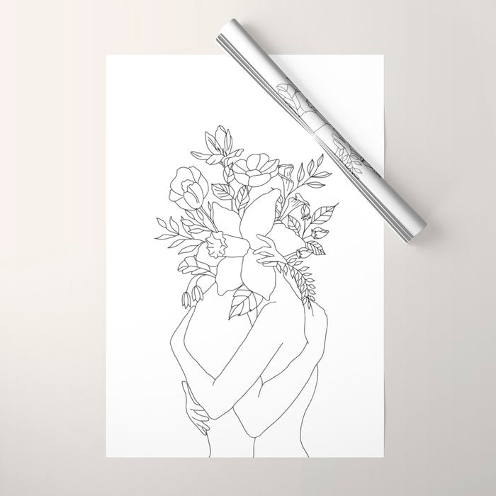 Blossom Hug Wrapping Paper Gallery Image 1
