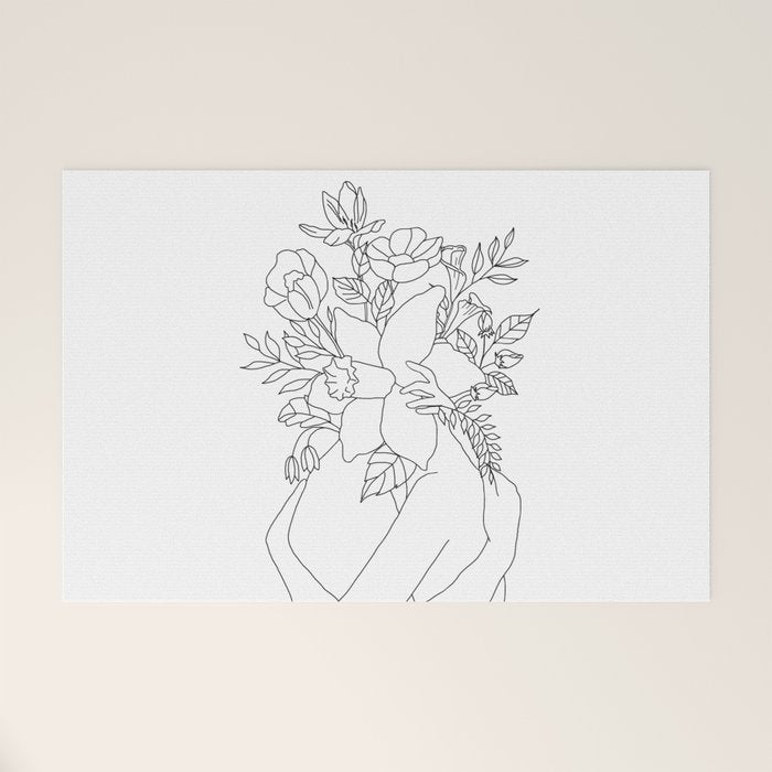 Blossom Hug Welcome Mat Gallery Image 1