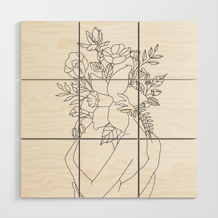 Blossom Hug Wood Wall Art Gallery Image 1