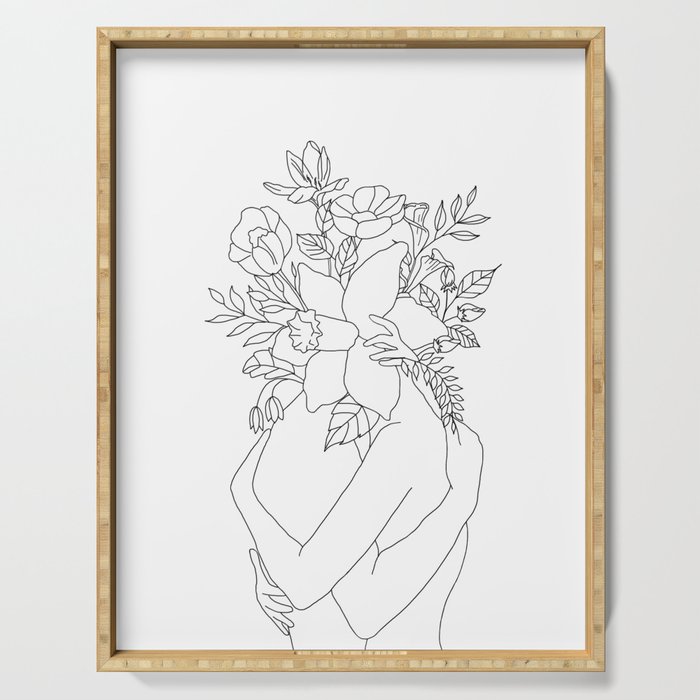 Blossom Hug Serving Tray Gallery Image 1