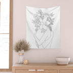 Blossom Hug Wall Tapestry Gallery Image 2