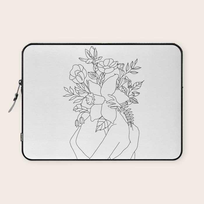 Blossom Hug Laptop Sleeve Gallery Image 1