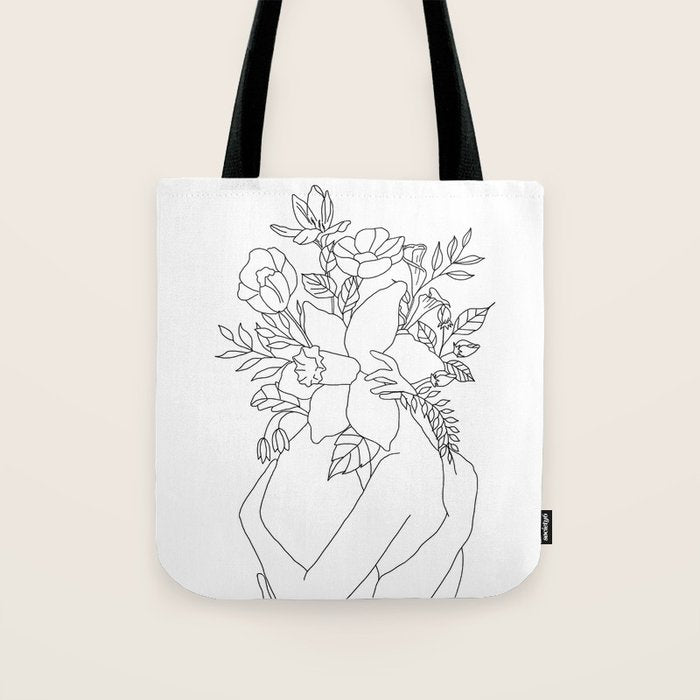 Blossom Hug Tote Bag Gallery Image 1