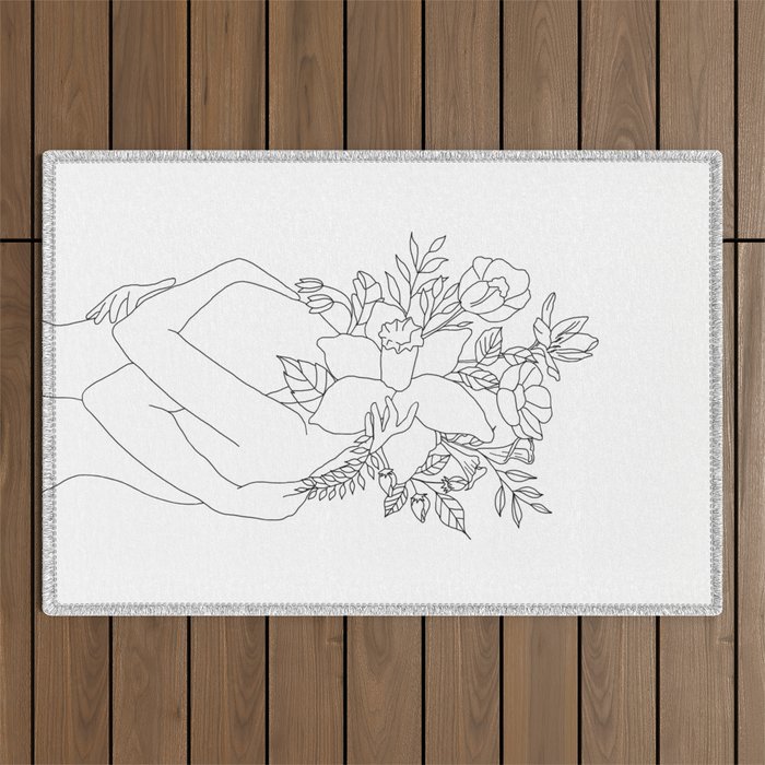 Blossom Hug Outdoor Rug Gallery Image 1