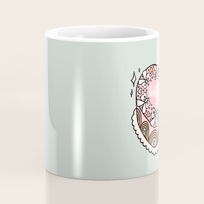 Libra Heart Cake Coffee Mug Gallery Image 4