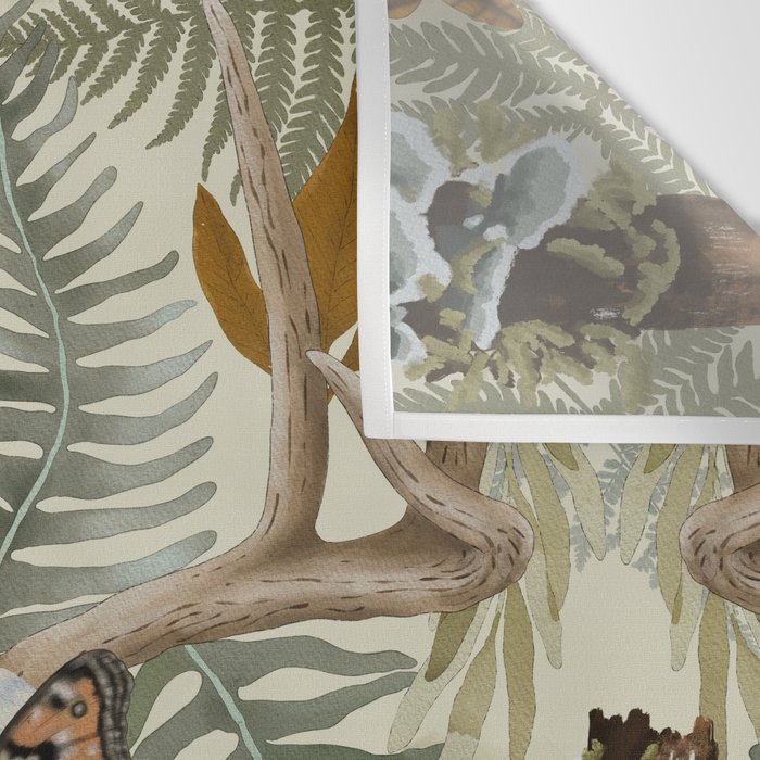 Lush boho forest C Wall Tapestry Gallery Image 3