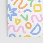 Colorful fun doodle art pattern Poster Gallery Image 3