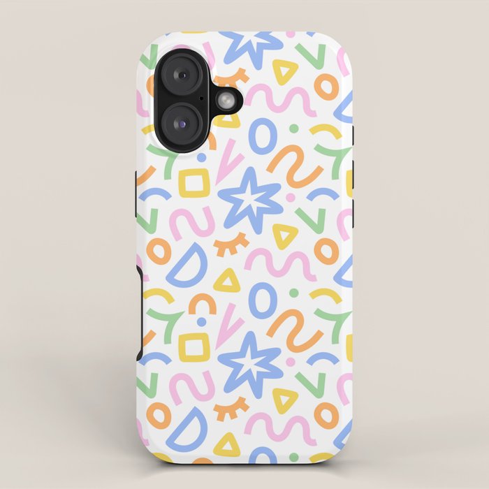Colorful fun doodle art pattern iPhone Case Gallery Image 1