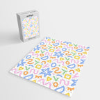 Colorful fun doodle art pattern Jigsaw Puzzle Gallery Image 2