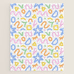 Colorful fun doodle art pattern Jigsaw Puzzle Gallery Image 1