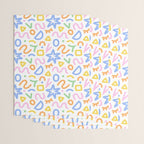 Colorful fun doodle art pattern Wrapping Paper Gallery Image 3