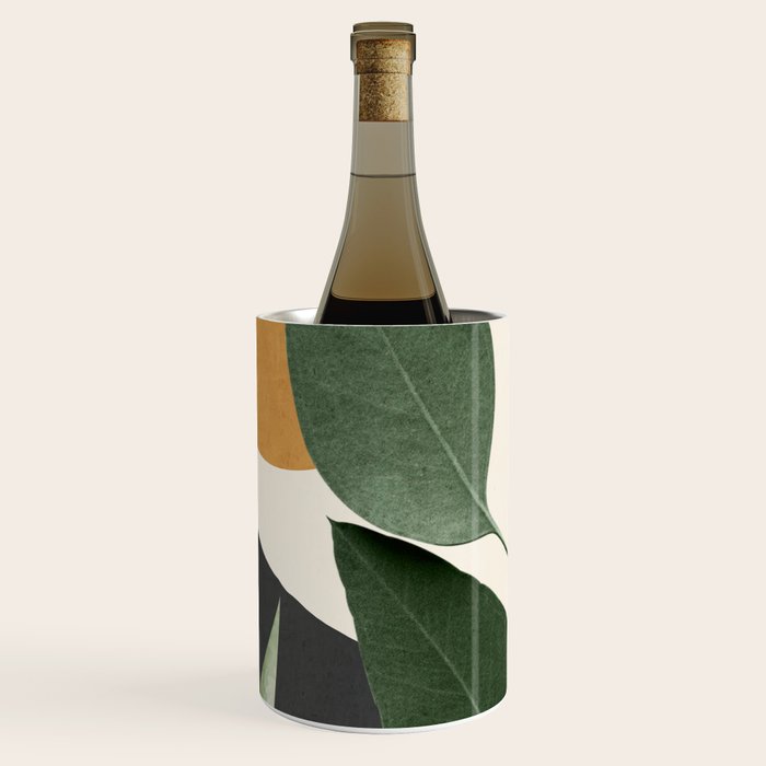 Abstract Art Tropical Leaves 8 Wine Chiller Gallery Image 1