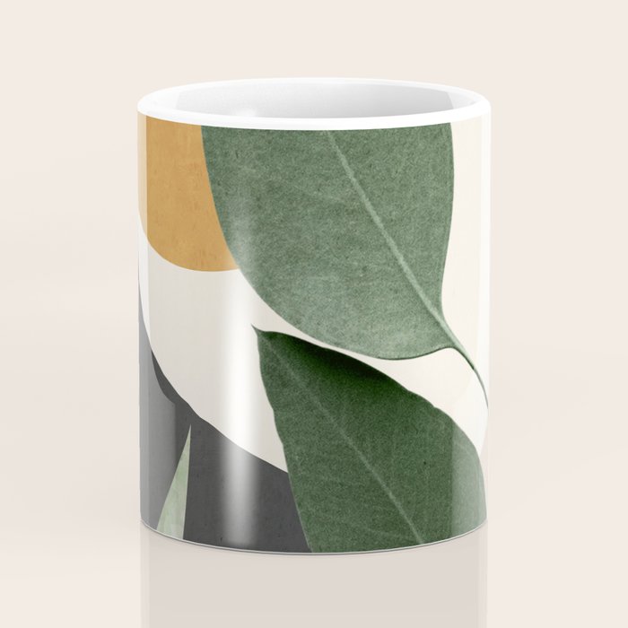 Abstract Art Tropical Leaves 8 Coffee Mug Gallery Image 4