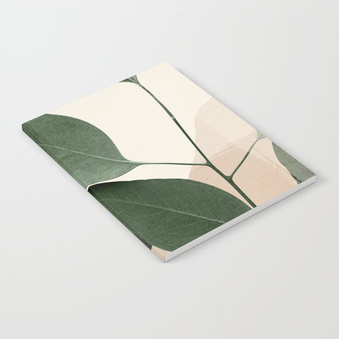 Abstract Art Tropical Leaves 8 Notebook Gallery Image 2