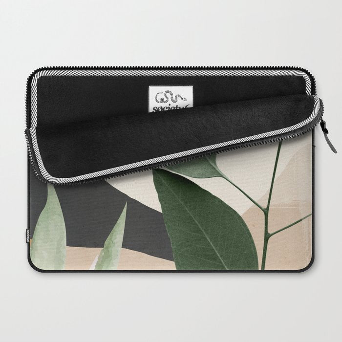 Abstract Art Tropical Leaves 8 Laptop Sleeve Gallery Image 2