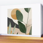 Abstract Art Tropical Leaves 8 Wall Mural Gallery Image 2