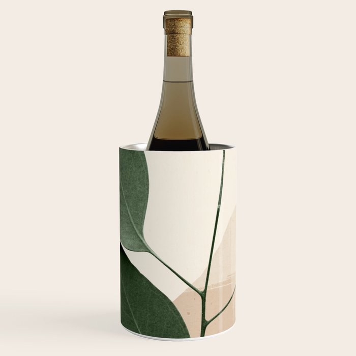 Abstract Art Tropical Leaves 8 Wine Chiller Gallery Image 3