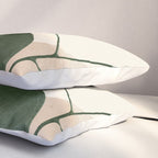 Abstract Art Tropical Leaves 8 Pillow Sham Gallery Image 3