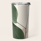 Abstract Art Tropical Leaves 8 Travel Mug Gallery Image 2