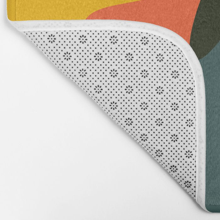 Abstract Floral 03D Bath Mat Gallery Image 2