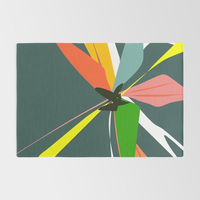 Abstract Floral 03D Rug Gallery Image 2