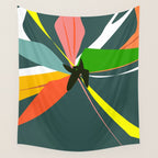 Abstract Floral 03D Wall Tapestry Gallery Image 4