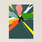 Abstract Floral 03D Stationery Card Gallery Image 2