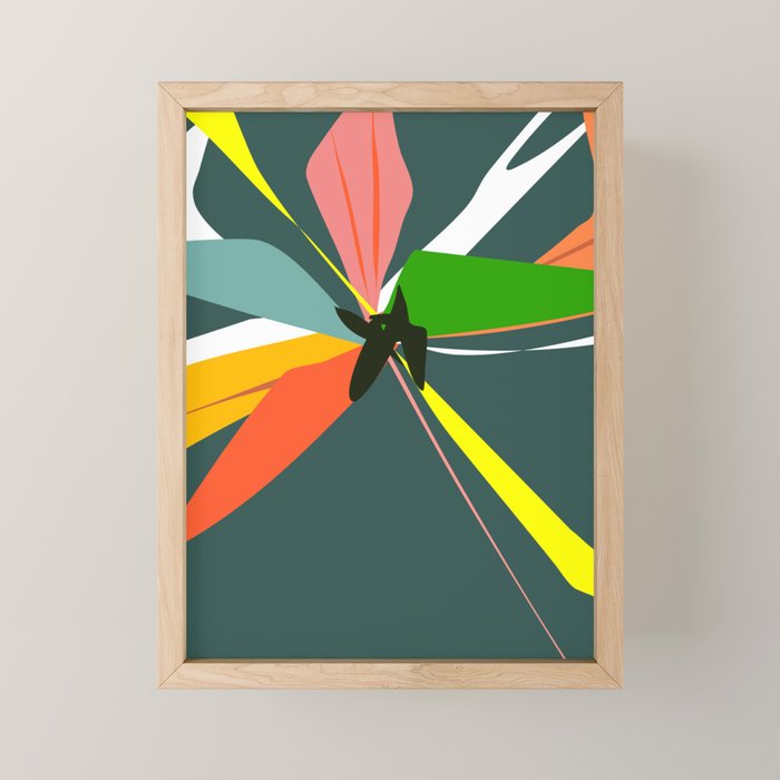 Abstract Floral 03D Mini Art Print Gallery Image 1