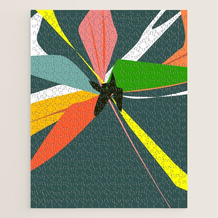 Abstract Floral 03D Jigsaw Puzzle Gallery Image 1