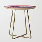 floral pink abstract Side Table Gallery Image 1