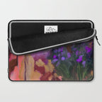 floral pink abstract Laptop Sleeve Gallery Image 2