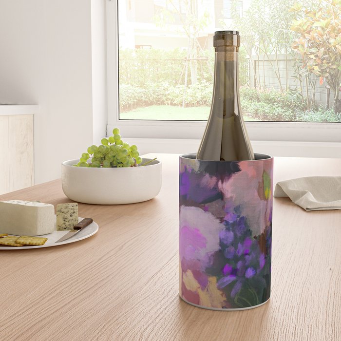 floral pink abstract Wine Chiller Gallery Image 4