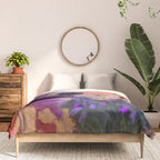 floral pink abstract Comforter Gallery Image 3