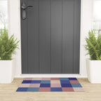 Bold Colorful Checks Pattern - Large XV Welcome Mat Gallery Image 3