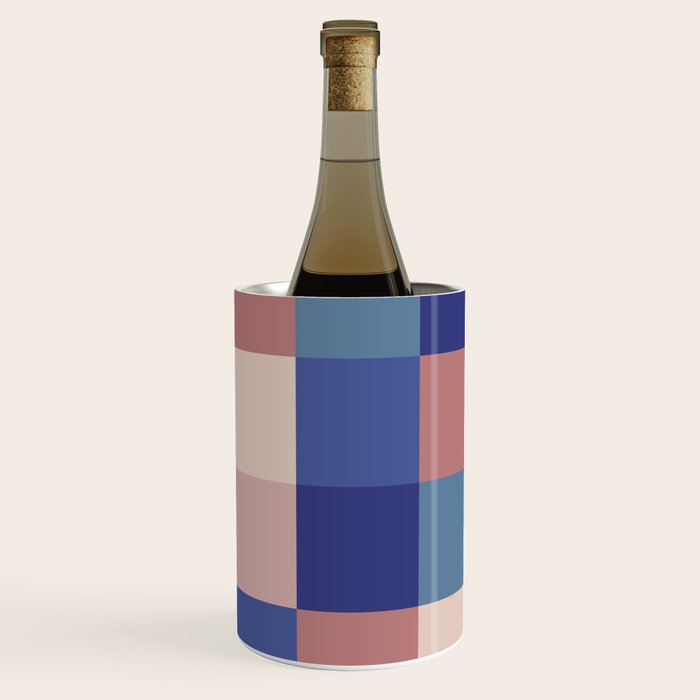 Bold Colorful Checks Pattern - Large XV Wine Chiller Gallery Image 3