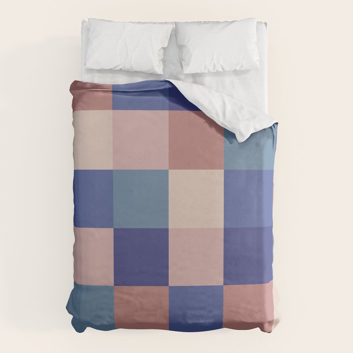 Bold Colorful Checks Pattern - Large XV Duvet Cover Gallery Image 6