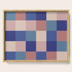 Bold Colorful Checks Pattern - Large XV Serving Tray Gallery Image 1