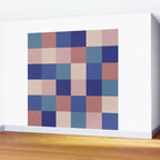 Bold Colorful Checks Pattern - Large XV Wall Mural Gallery Image 2