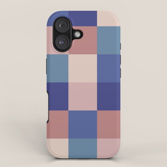 Bold Colorful Checks Pattern - Large XV iPhone Case Gallery Image 1