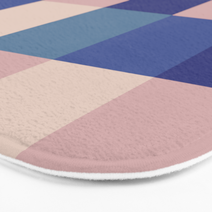 Bold Colorful Checks Pattern - Large XV Bath Mat Gallery Image 3