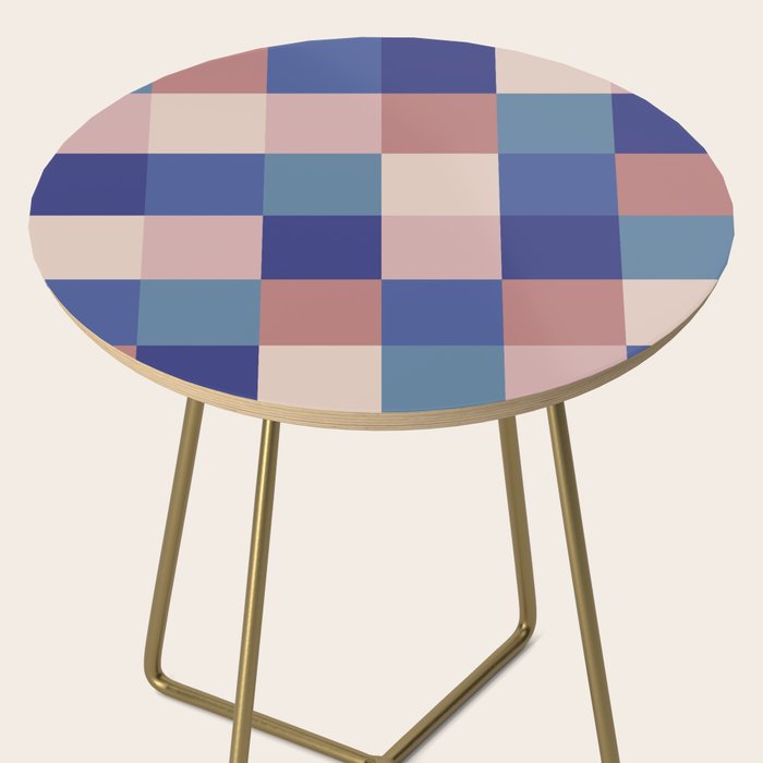 Bold Colorful Checks Pattern - Large XV Side Table Gallery Image 2