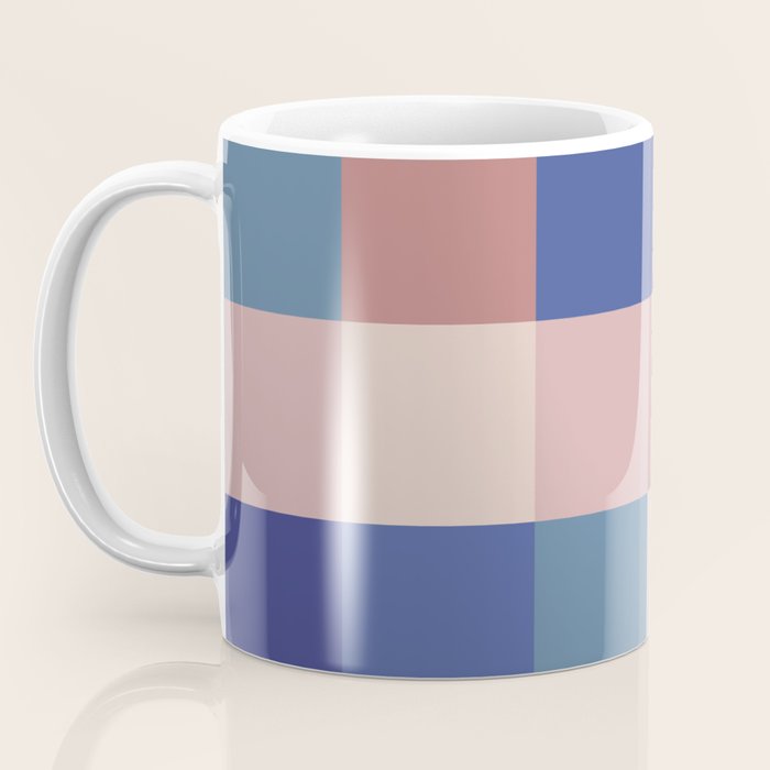 Bold Colorful Checks Pattern - Large XV Coffee Mug Gallery Image 3